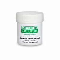 Organic Bourbon vanille extract powder